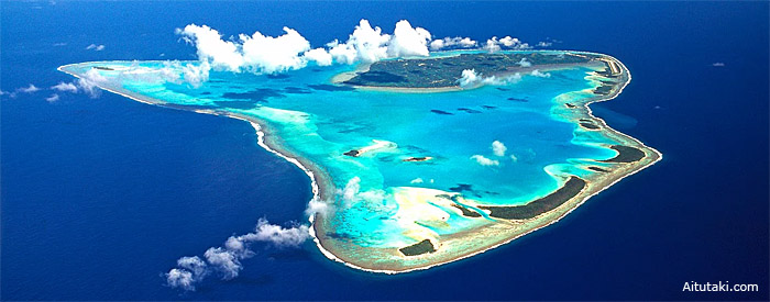 Aitutaki aus der Luft